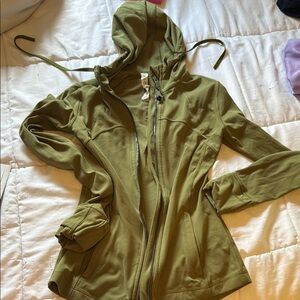Lululemon Hooded Define Jacket  olive green